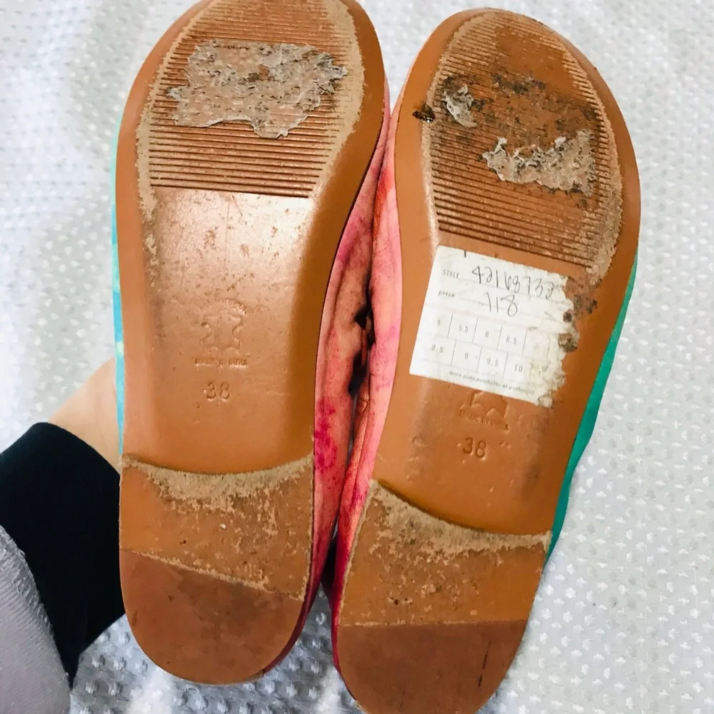 Jasper &‎ jeera Anthropologie watercolor flats